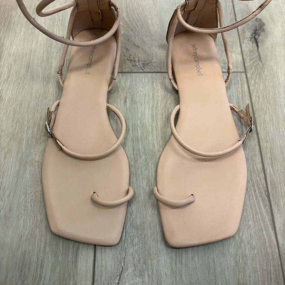Jeffrey Campbell Gladia Sandal in Natural Size 10